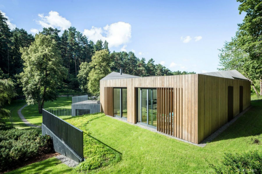 Contemporary Forest Valley Villa in Vilnius