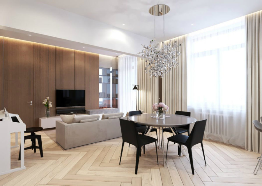 Refined Elegance in Moscow Apartment by Shamsudin Kerimov