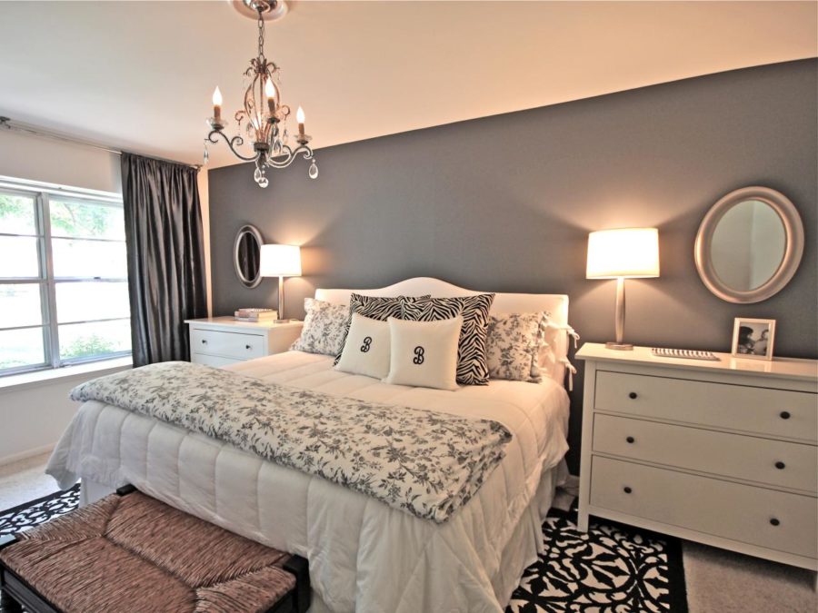 Gray Romantic Bedroom