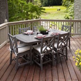 Have dinner outside for a change instead of in the same area inside. It can be quite fun having a family time on your porch or your deck