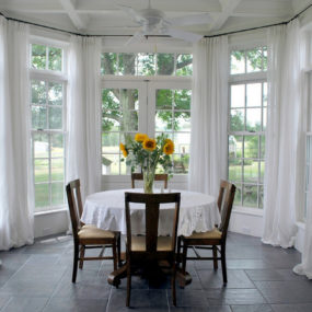 Sunrooms are notorious for having large windows.