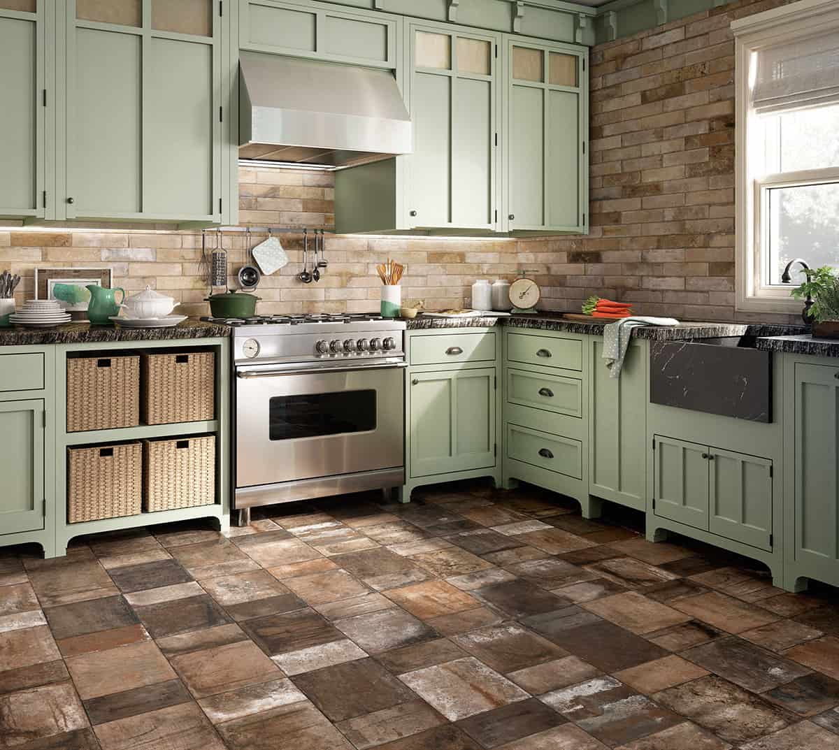 25 Beautiful Tile Flooring Ideas for Living Room, Kitchen and Bathroom Designs