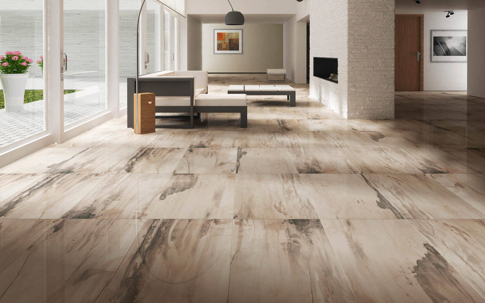 Floor Tiles Design For Living Room | Zion Modern House