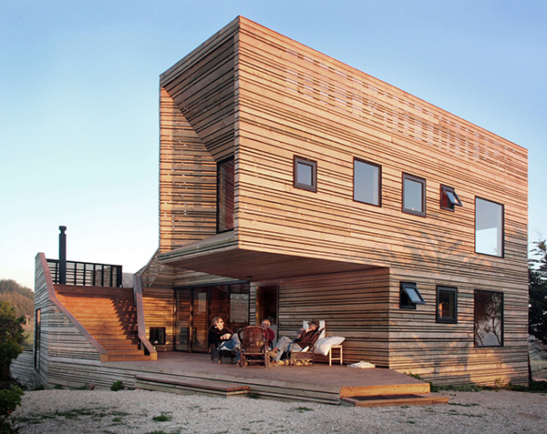 Дизайн деревянного дома в Чили