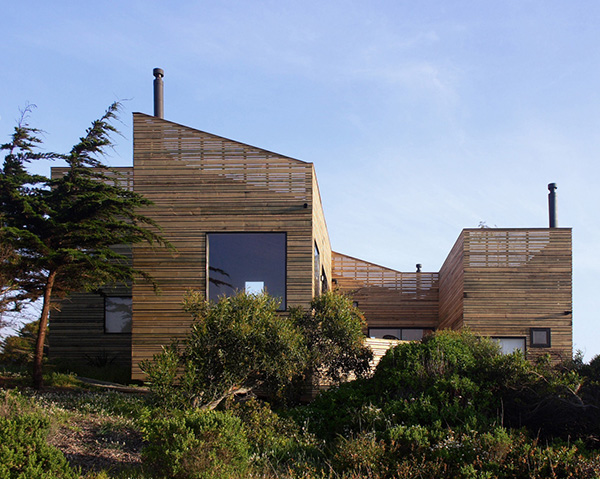 Дизайн деревянного дома в Чили