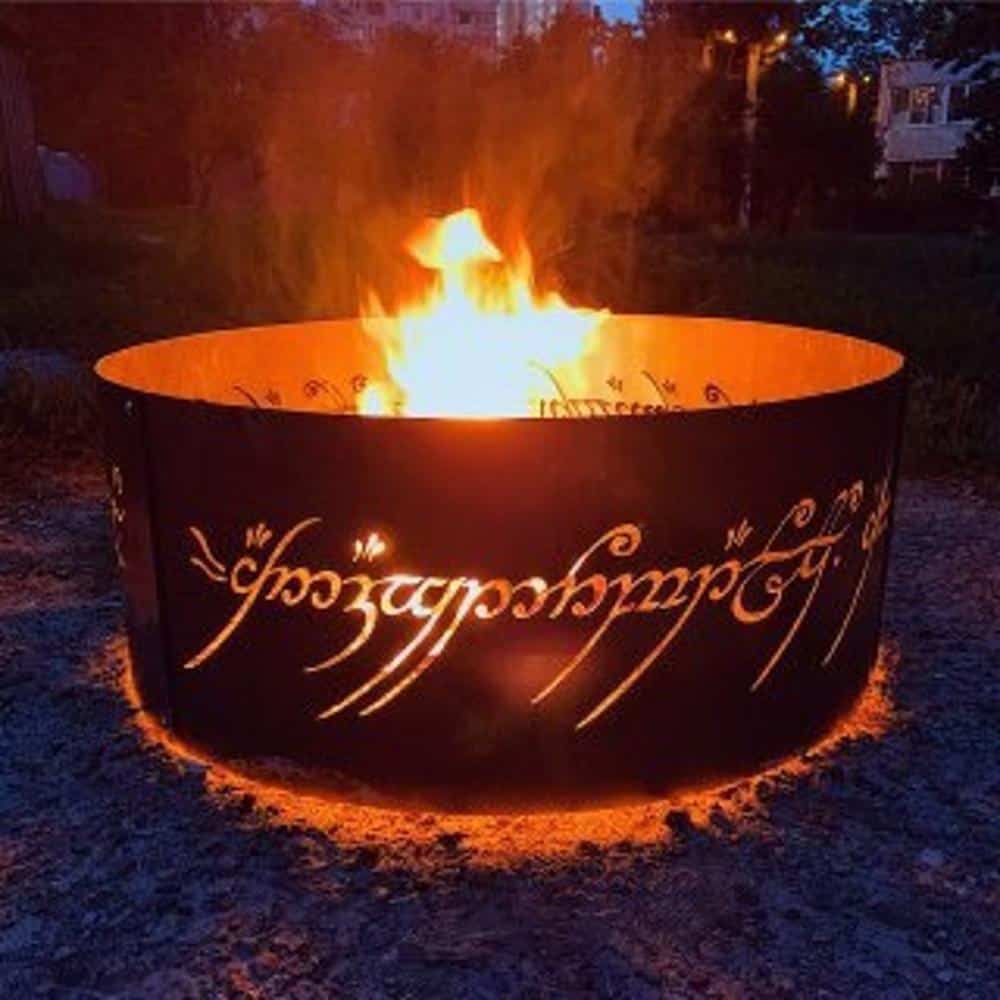 Lord of the Rings Fire Pit Idea