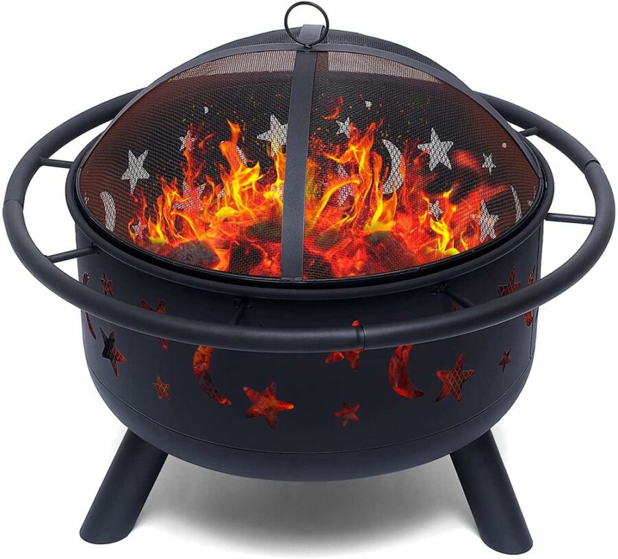40 Metal Fire Pit Designs And Outdoor, Plow Disc Fire Pit