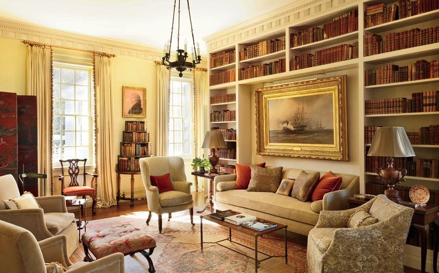 Elegant Home Library