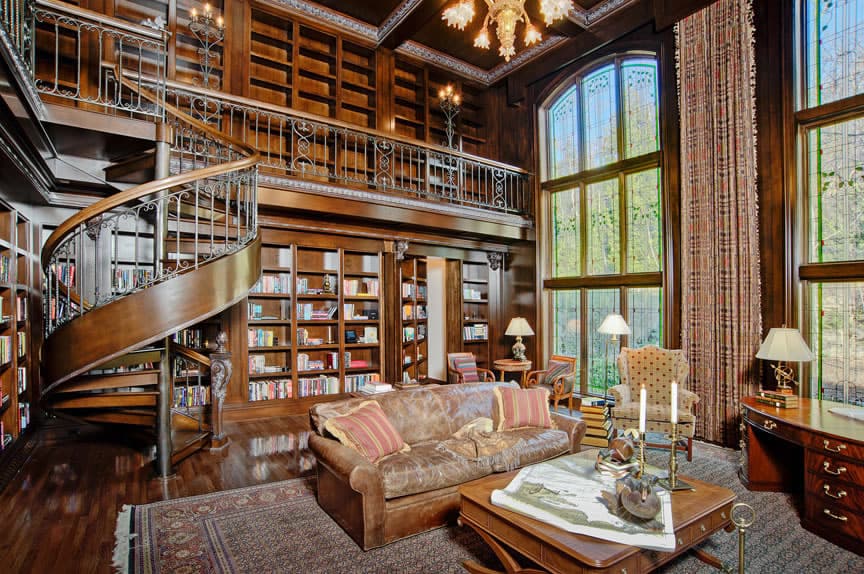 Traditional Home Library These 38 Home Libraries Will Have You Feeling Just Like Belle
