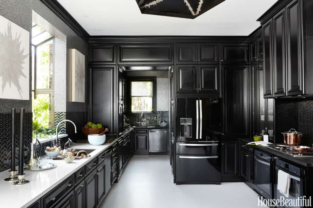 Black kitchen design