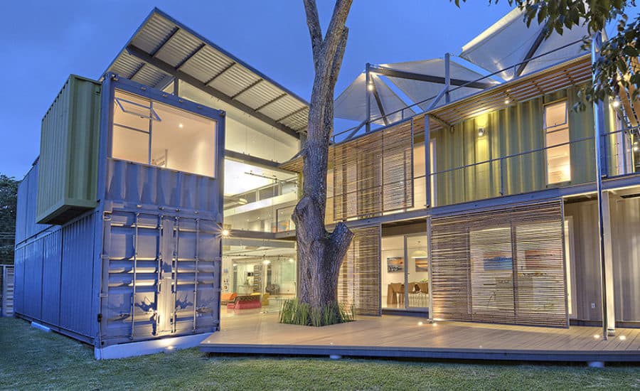 Massive Shipping Container Home