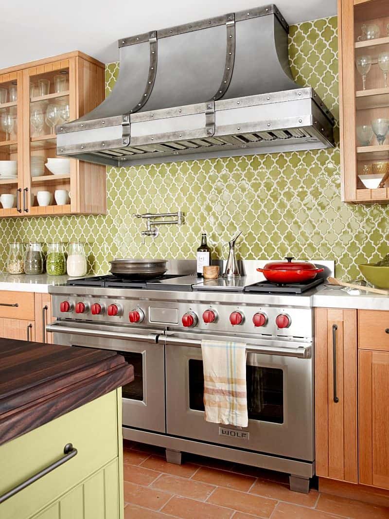 Key Lime Green Kitchen