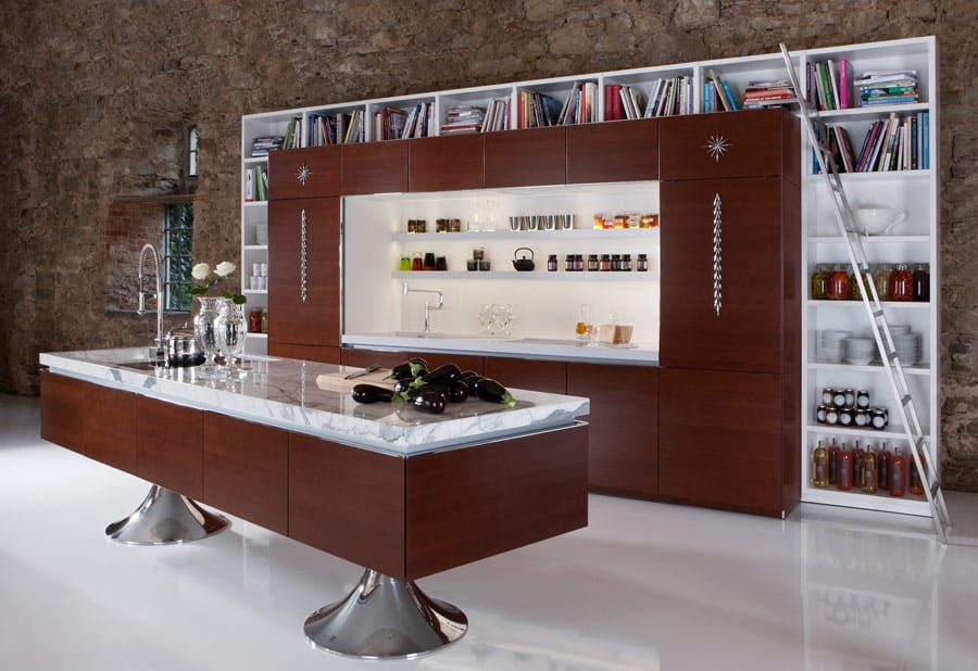 Library kitchen by Philippe Starck for Warendorf