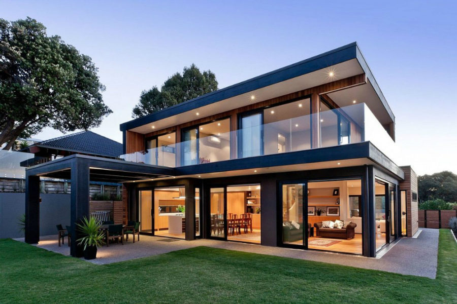 Modern house in Auckland, New Zealand