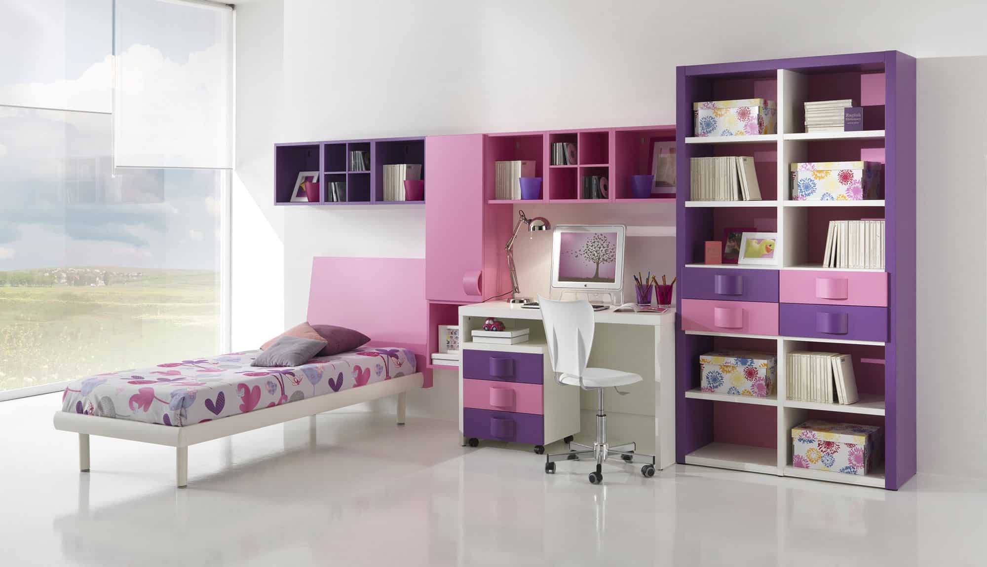 pink and purple room