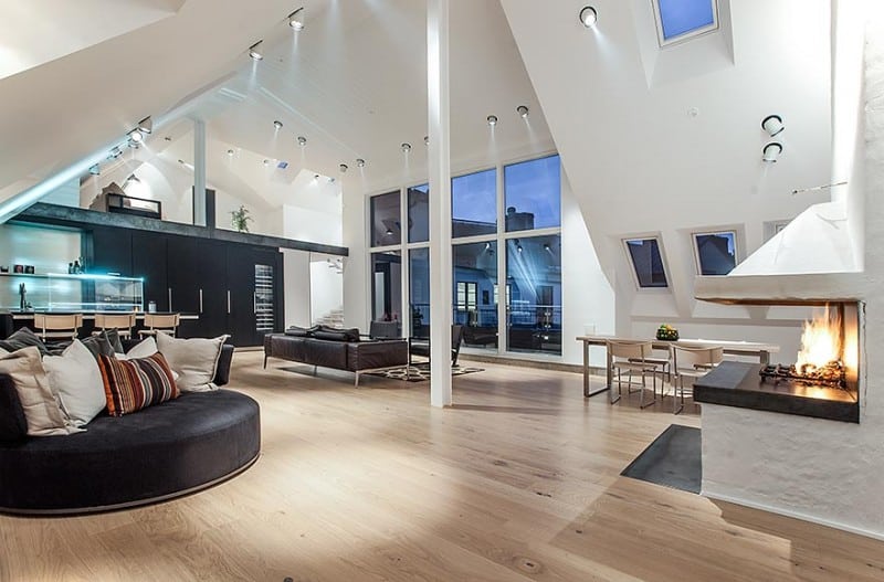 Attic Penthouse in Stockholm