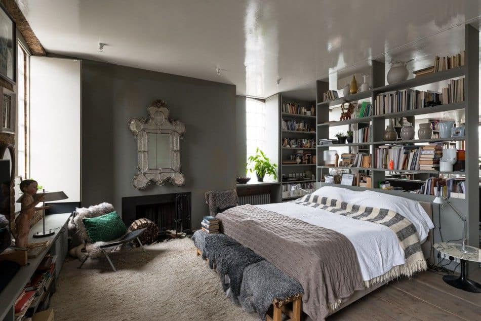Bedroom design - Great Guildford Street warehouse conversion