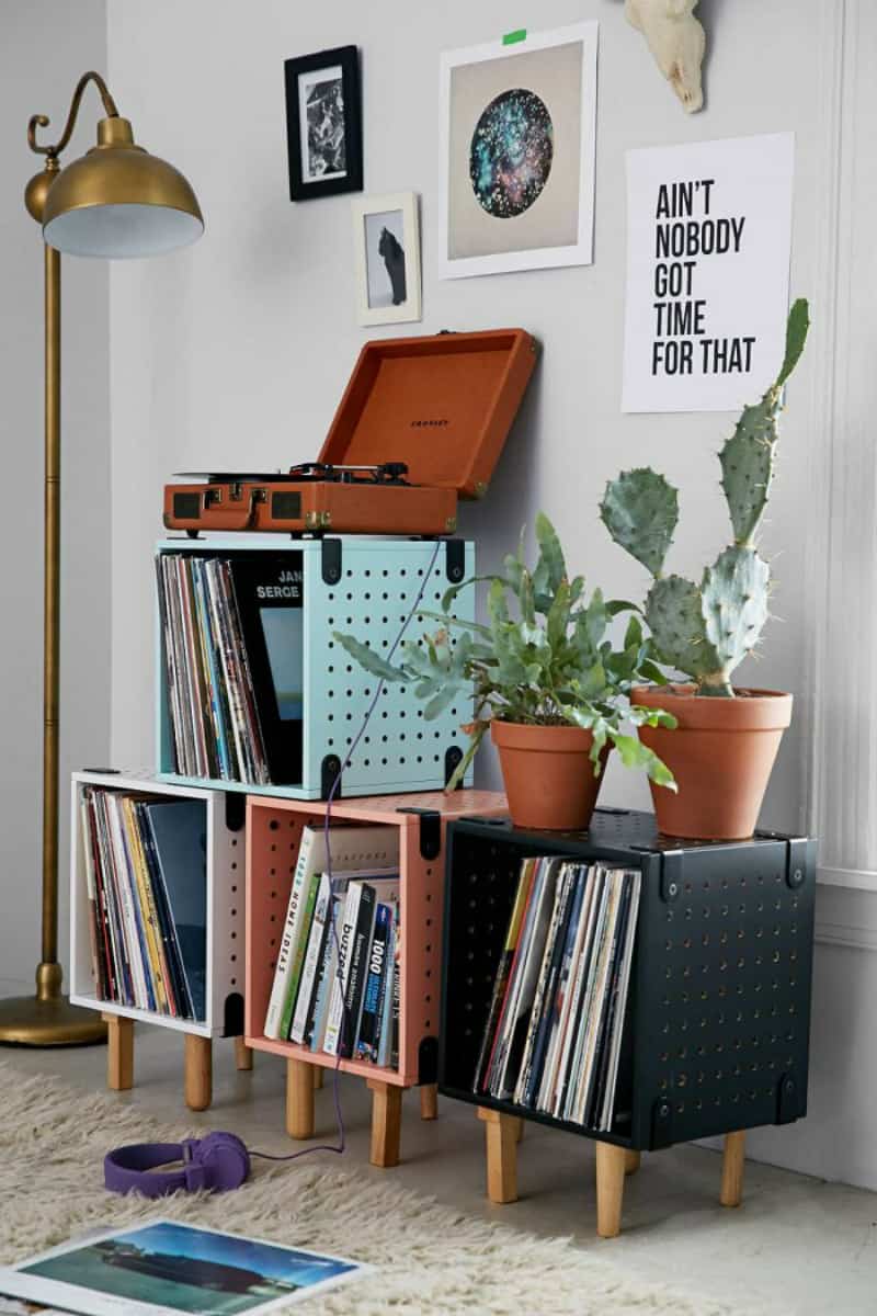 Modern DIY Cube Storage Shelf - Houseful of Handmade