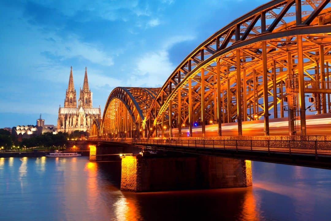 Dusseldorf bridge view