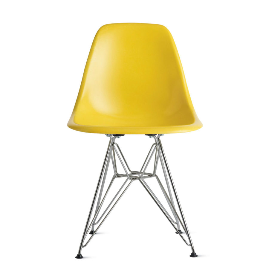 Eames® Molded Fiberglass Wire-Base Side Chair (DFSR)