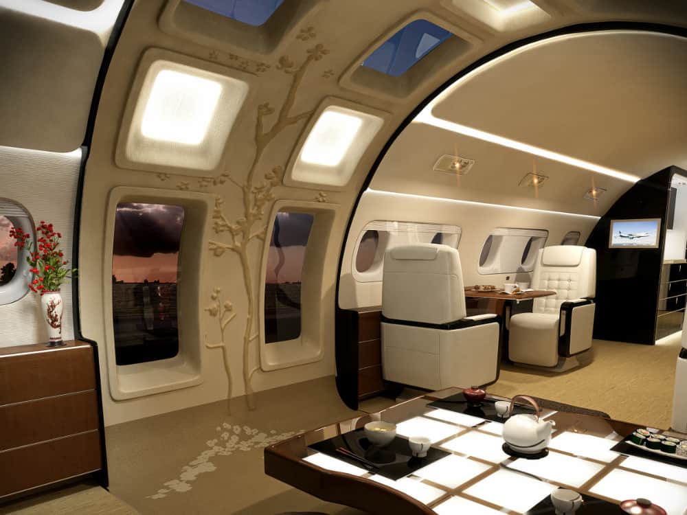 Embraer's $53 million Lineage 1000 business jet
