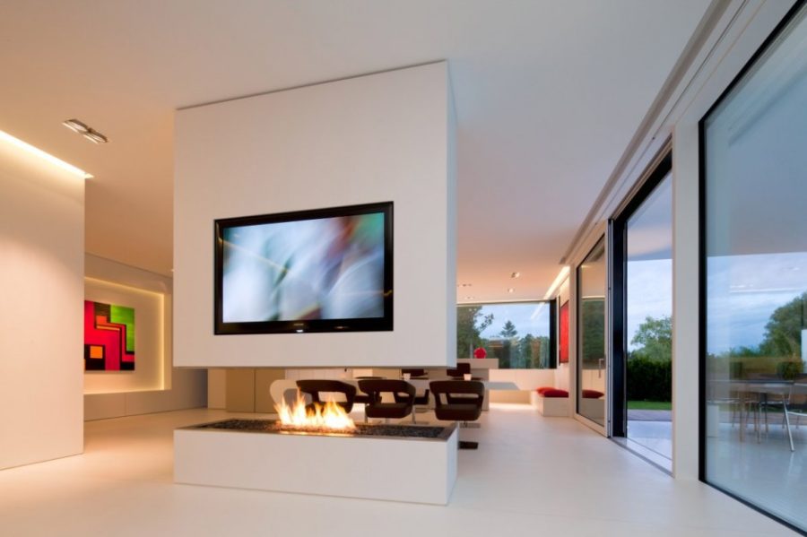44 Modern Tv Stand Designs For Ultimate Home Entertainment - Tv Wall Units Designs With Fireplace