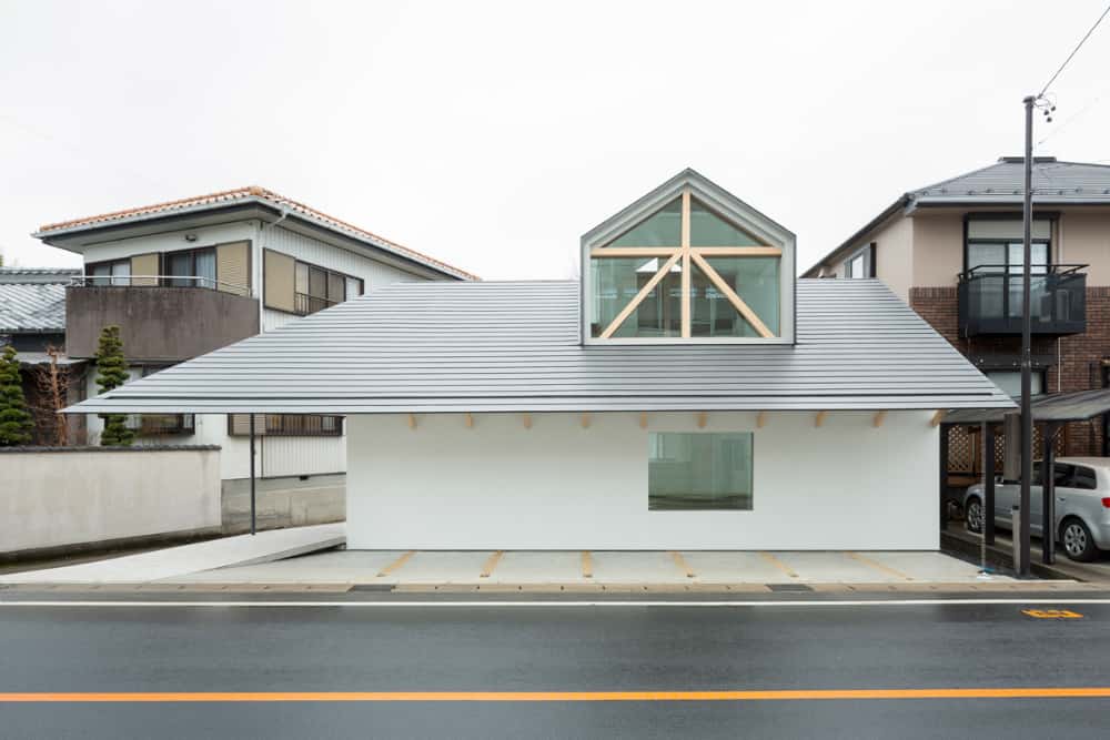 House with Dormer Window by Hiroki Tominaga-Atelier