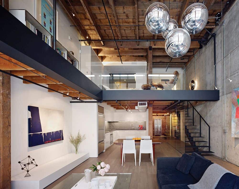 Living area - Oriental Warehouse Loft. SF