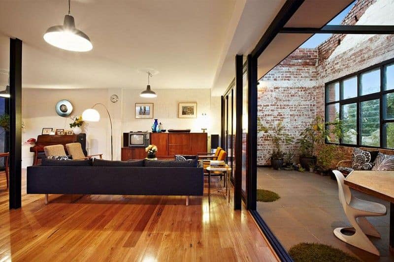 Living room - Warehouse Conversion in Melbourne