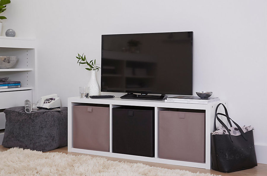 Cube Entertainment Unit Flash S 50, Tv Stand With Storage Cubes