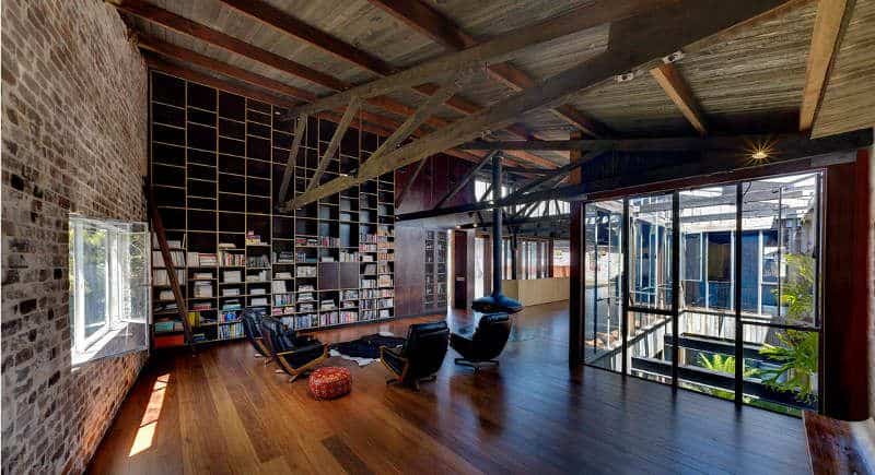 Modern library design - warehouse conversion