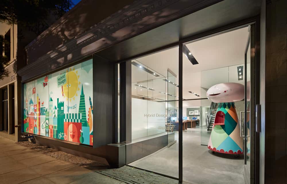 Creative Office Design In San Francisco With A Frosted Window Decal