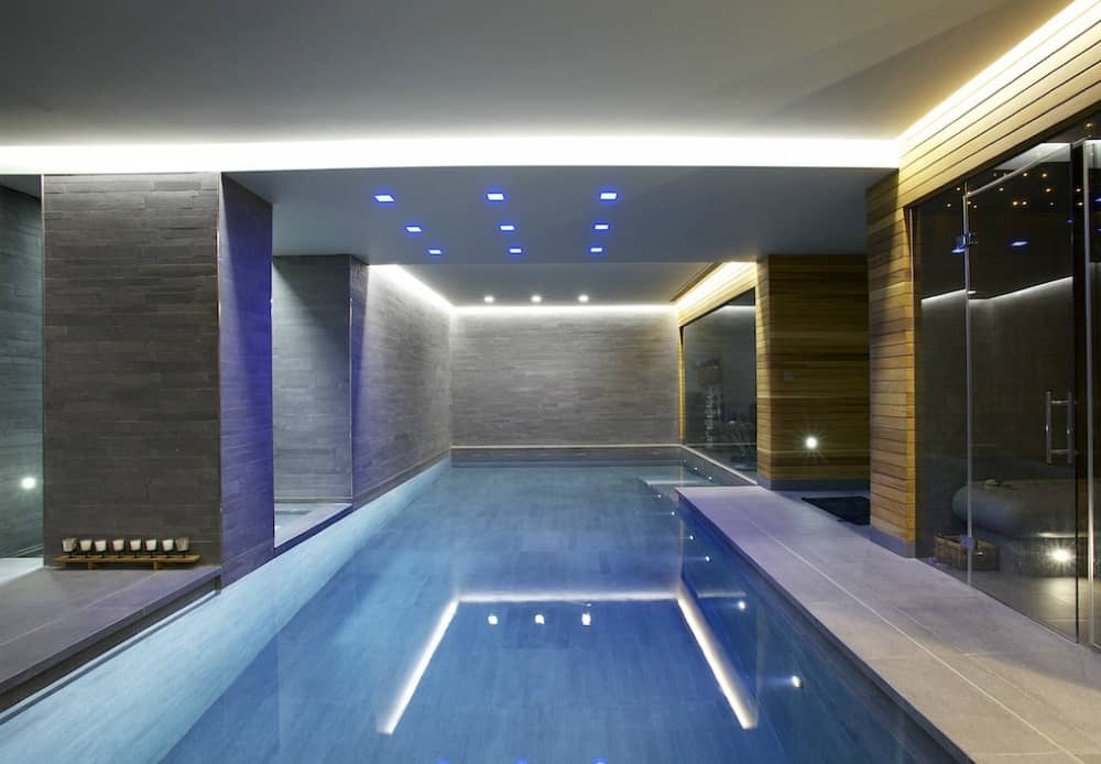 Basement indoor pool Design by Guncast