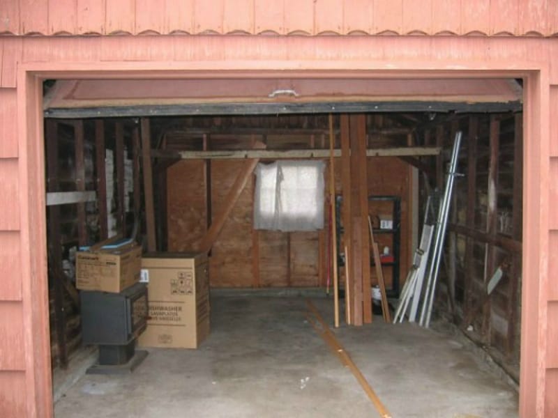 Garage before