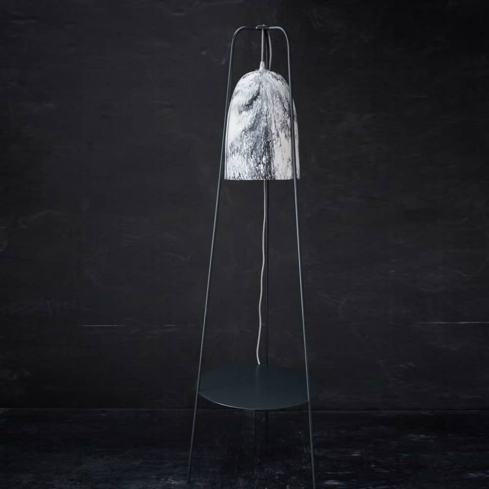 Keep Resin Large Lamp in marble by Honey Jackson