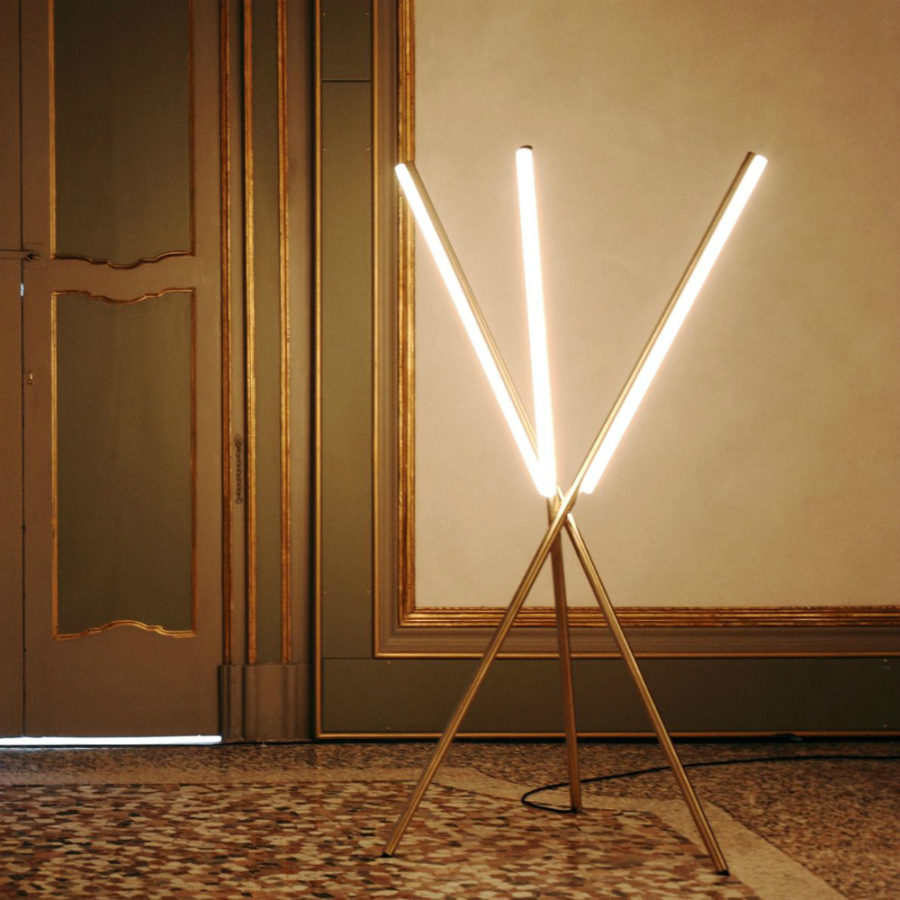 Lines Floor Light by Michael Anastassiades