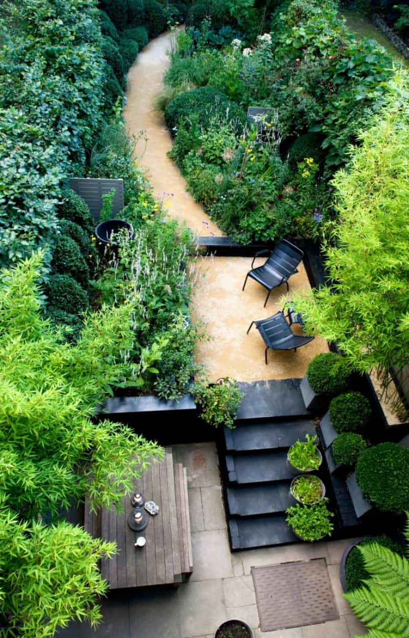 Jardin londonien par Chris Moss