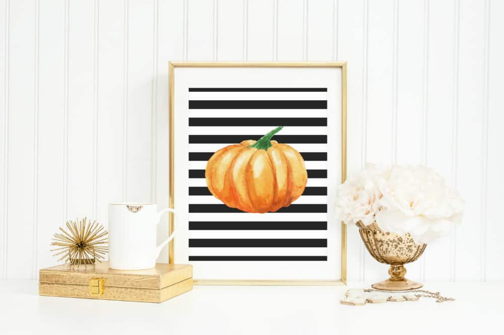 halloween-art-print-watercolor-pumpkin