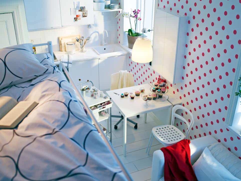 IKEA modern dorm room idea