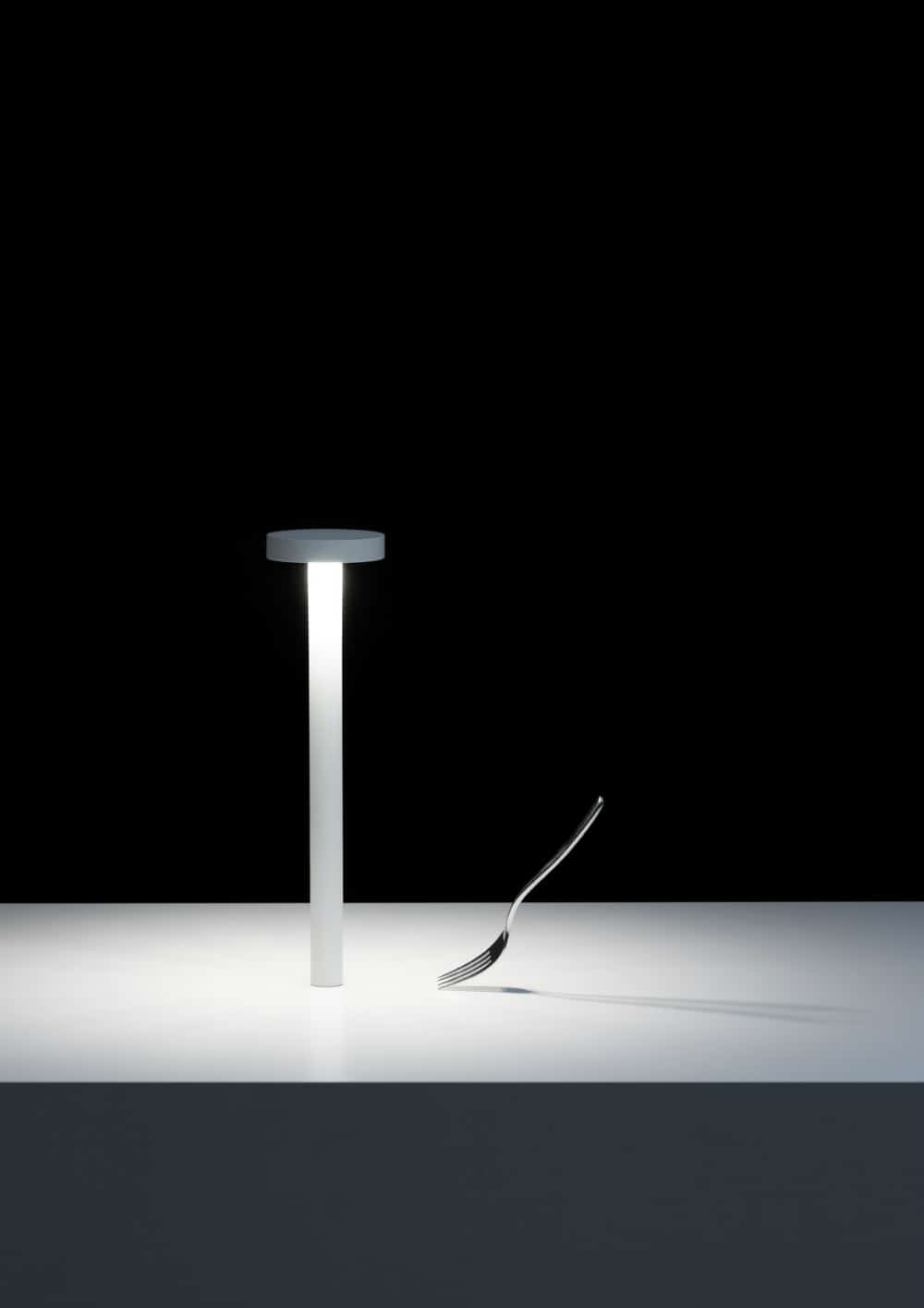 Tetatet LED lamp with rechargeable battery