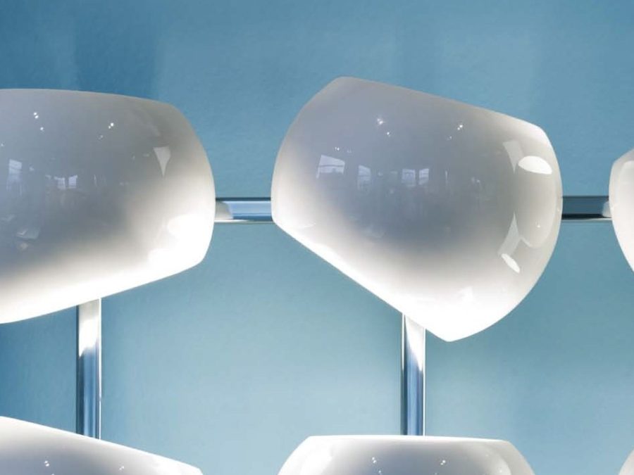 White Moons in detail 900x675 White Moons Is A Lamp That Doubles As Wall Decor