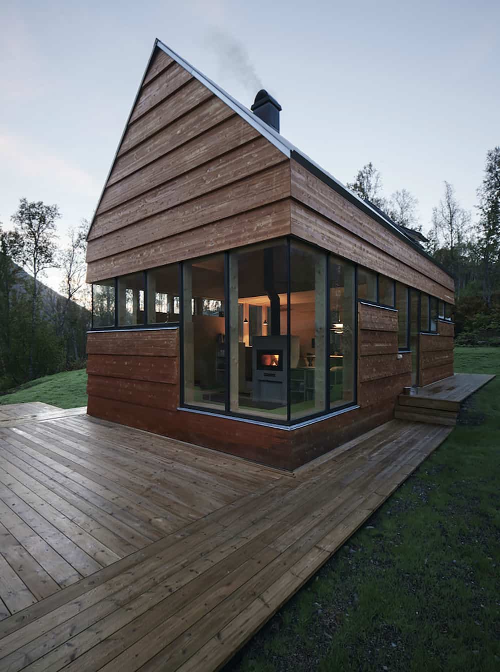 Cabin Laksvatn by Hamran-Johansen Arkitekter