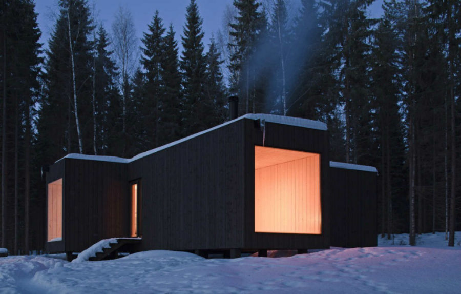 小屋在芬兰Avanto建筑师
