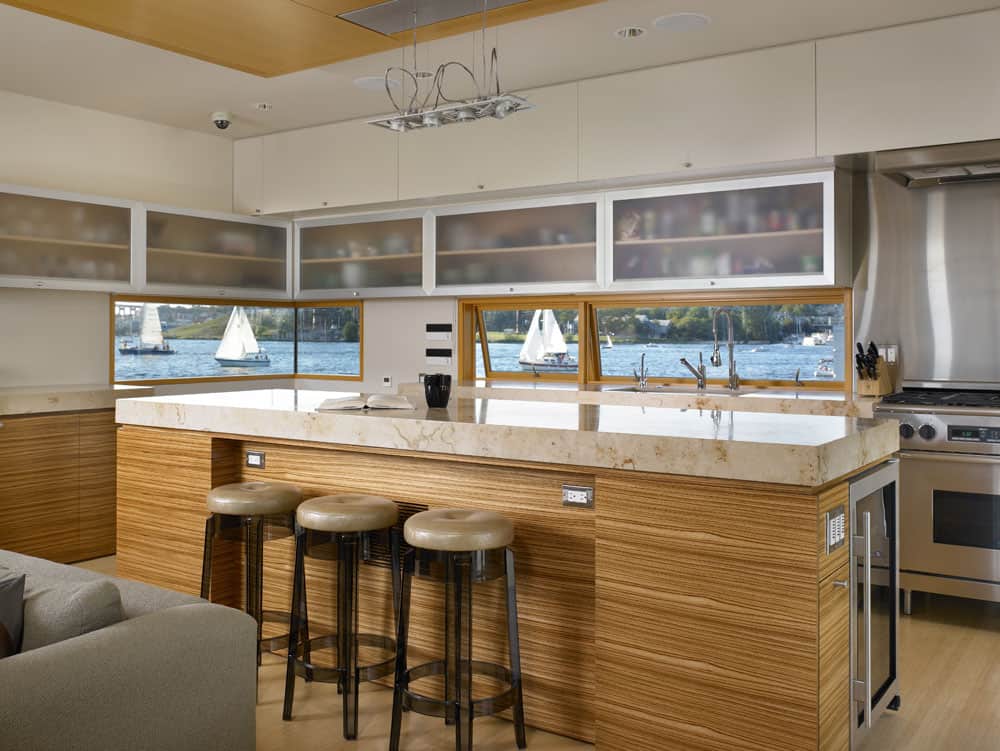 Floating Home kitchen