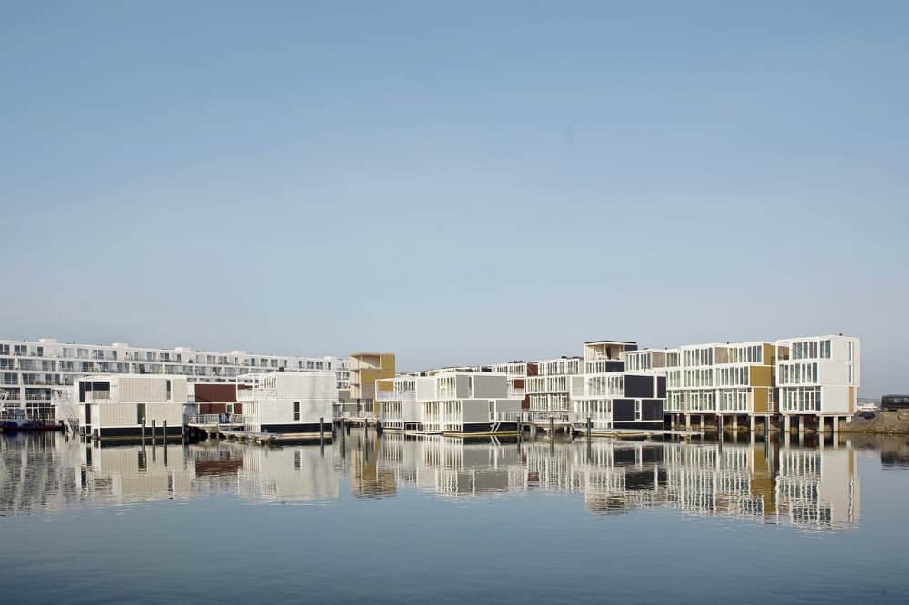 Floating town in IJburg
