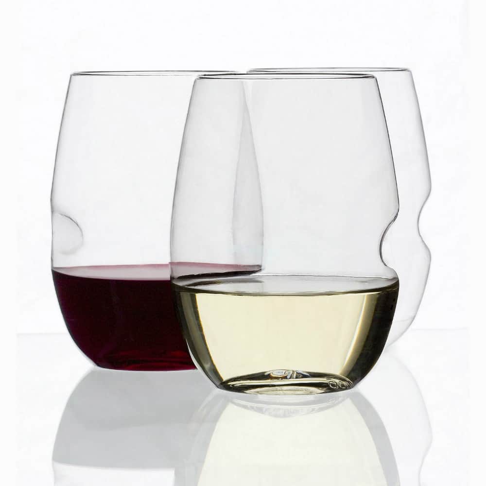 GIovino Stemless Shatterproof Wine Glasses