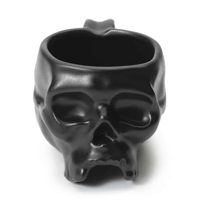 Halloween skull coffee mug
