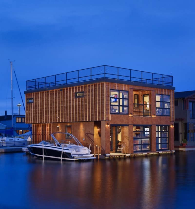 Lake Union Float Home by Designs Northwest Architects