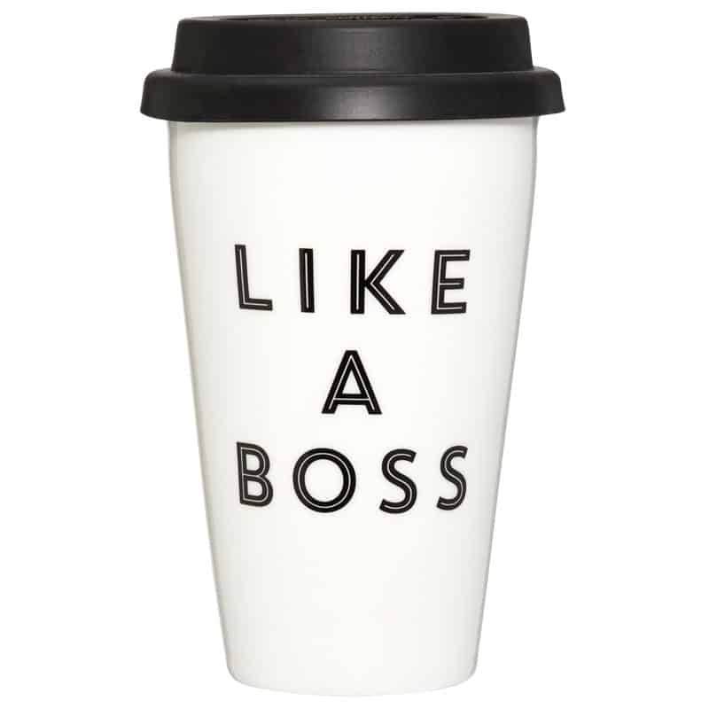 Like a boss coffee to go mug