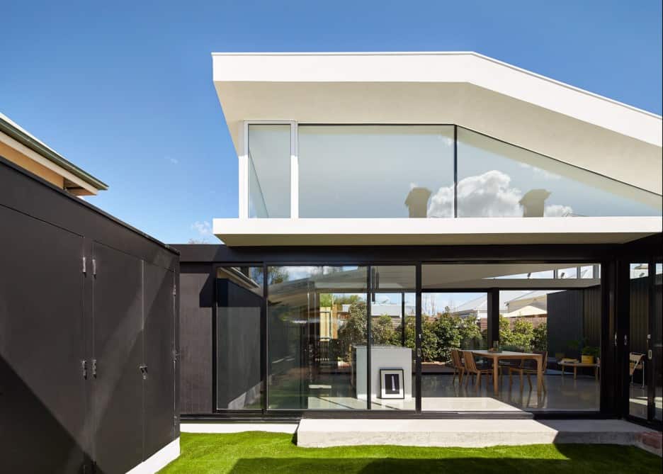 Melbourne house extension yard